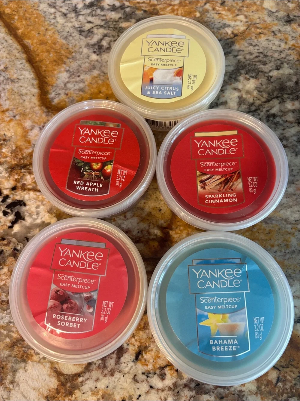 Yankee Candle Scenterpiece MeltCup Set of 5